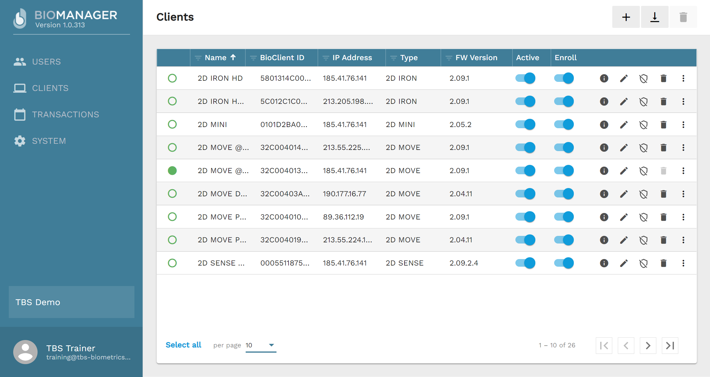 Clients Dashboard new